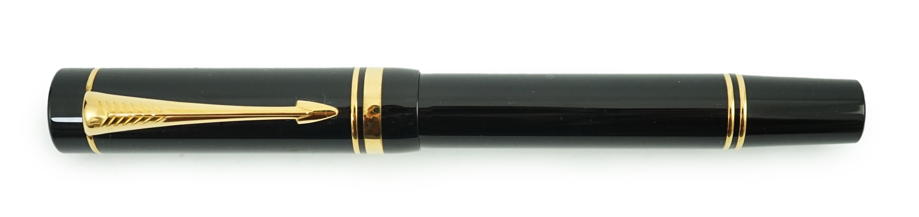 A Parker Duofold International Mk.1. with med nib